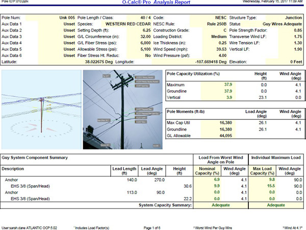 Pole Loading Analysis